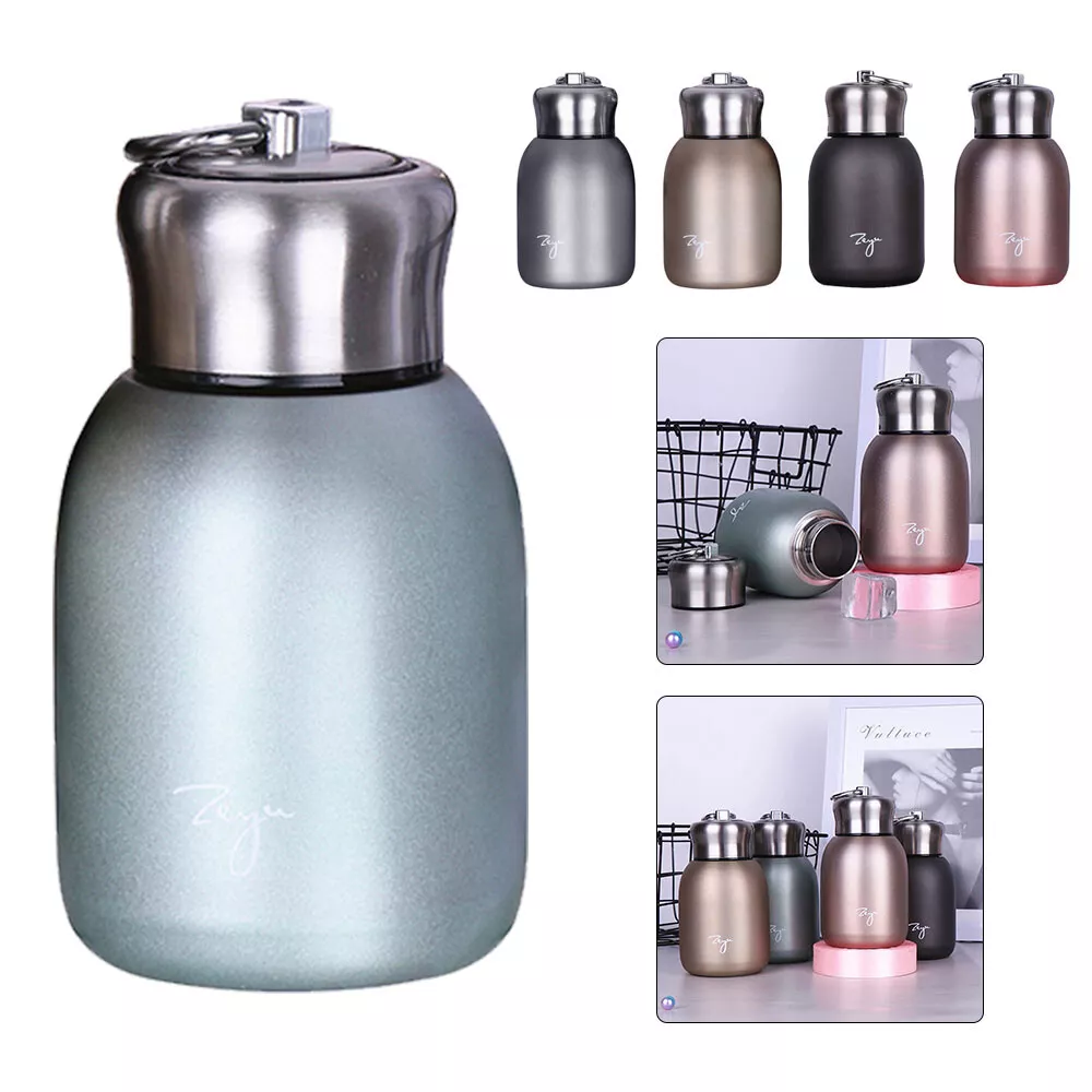 Small Mini Travel Drink Mug Coffee Cup Stainless Steel Vacuum