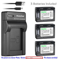 Kastar Battery Slim Charger for Samsung IA-BP105R IA-BP210R Samsung HMX-F900