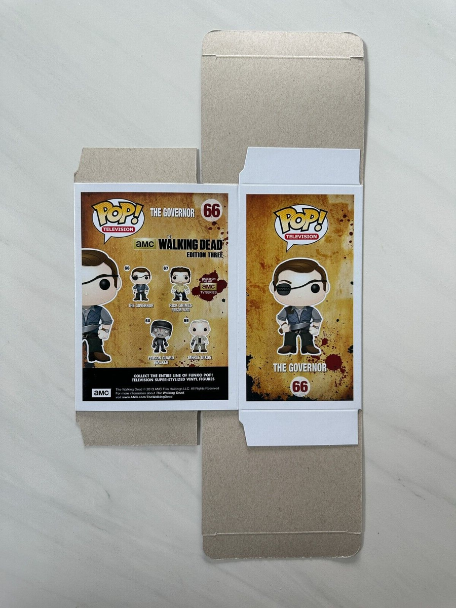 Walking Dead The Governor #66 Funko POP! Replacement Empty Box | eBay