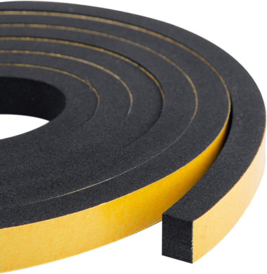 High Density Foam Tape-2 Rolls, 1/2 Inch Wide X 3/8 Inch Thick