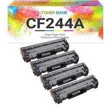 1-4 Toner Compatible For HP 44A CF244A M15a M15w M16a M16w M28a M28w M29a M29w