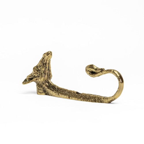 Wandhaken in Messing Giraffenform für Mäntel, Schlüssel, Taschen und Wohndekoartikel - Bild 10 von 17