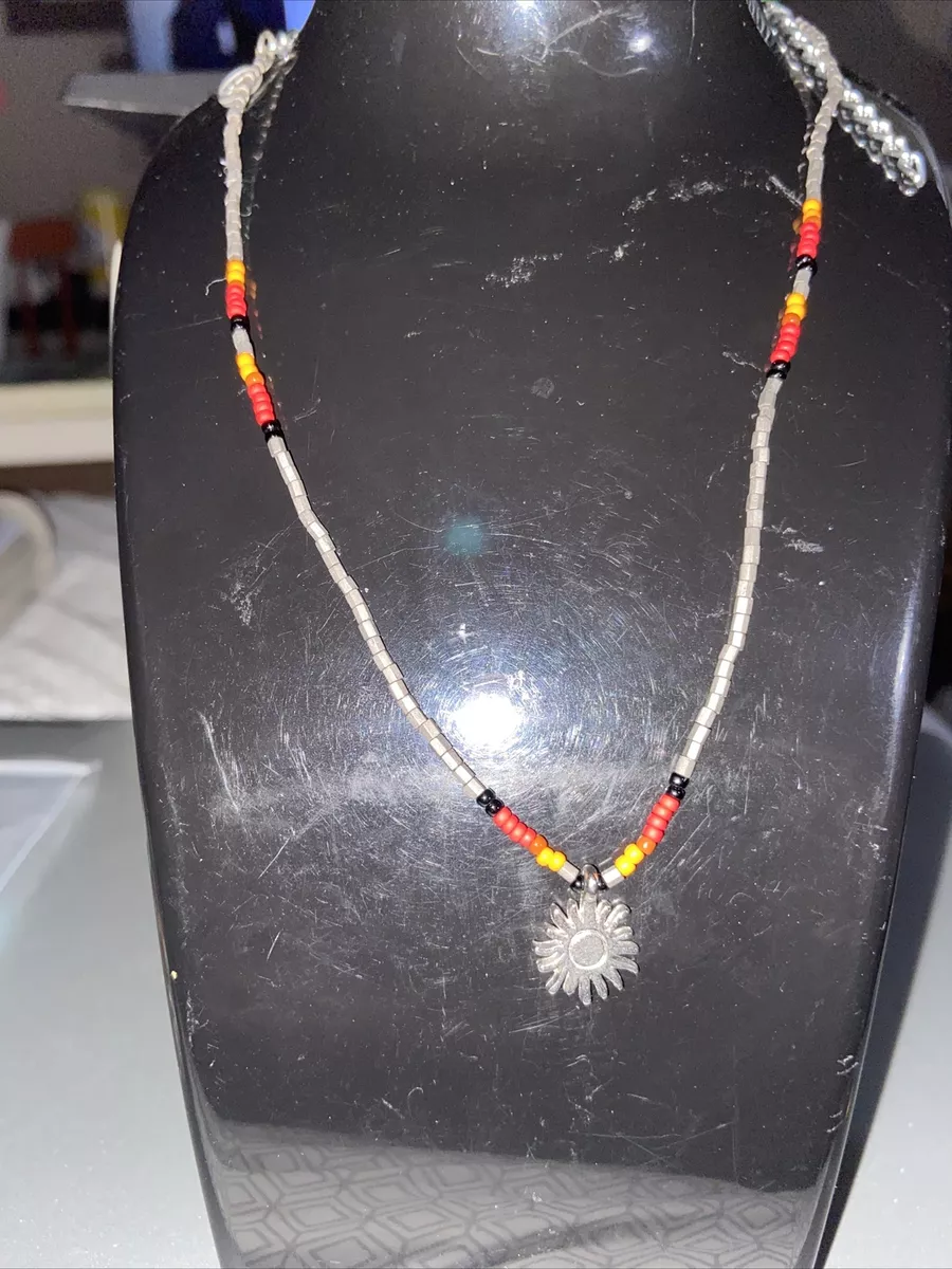 PURA VIDA SUN CHARM AND BEADED NECKLACE eBay