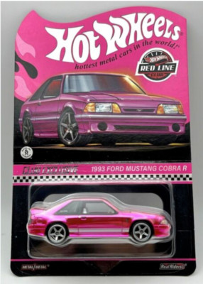 2024 Hot Wheels RLC Exclusive Pink Edition 1993 Ford Mustang Cobra