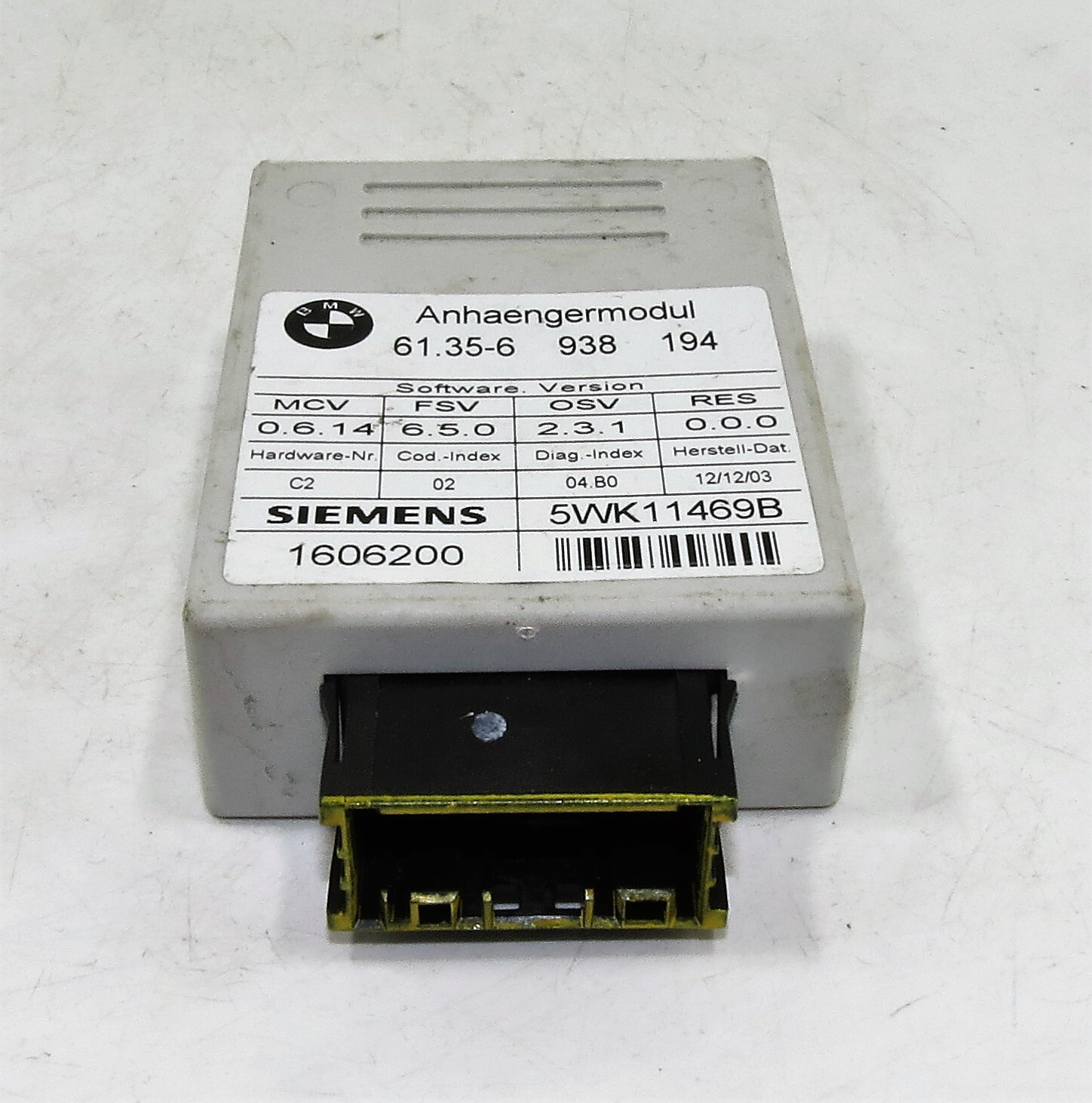 6938194 BMW 5 Series E60 E61 Genuine Siemens Trailer Towing 
