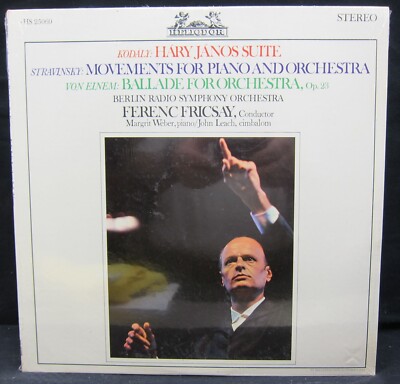 Kodaly/Stravinsky/Von Einem - Fricsay, Berlin Radio Symphony Orchestra -  SEALED