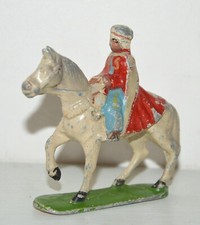 Ancienne figurine Alu QUIRALU Cavalier Spahis soldat armée afrique métal vintage
