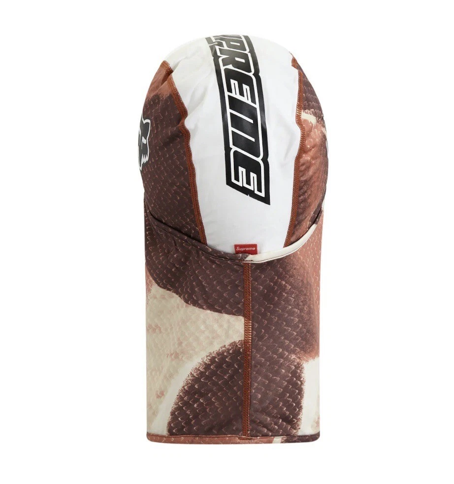 Supreme Fox Racing Bianco balaclava leggero