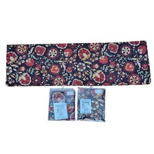 Curtains Co Daphne Filler Valance 50x13 Swag Valance 100x30 Set Harvest Floral