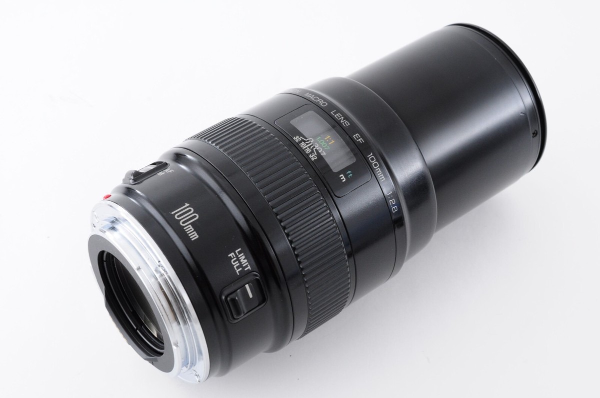 Canon EF 100mm f/2.8 Macro ＃美品 Canon EF 100mm f/2.8 Macro Portrait Prime Lenz From Japan