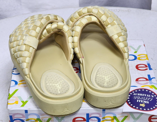 Jordan Sophia Slide Sandals Team Gold/Alabaster White Womens Size 10 DO8863-701 - Picture 3 of 16
