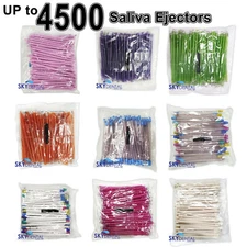 up to 4500 Dental Saliva Ejectors Suction Ejector Optional Color Made in Italy