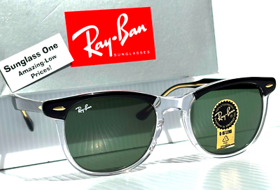 ✨未使用級✨ Ray-Ban RB2398F EAGLEEYE G-15レンズ NEW RAY BAN Black & Clear Eagle Eye G-15 Green Lens Sunglasses