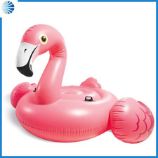Fenicottero gonfiabile per bambini cavalcabile animali piscina mare intex 57288