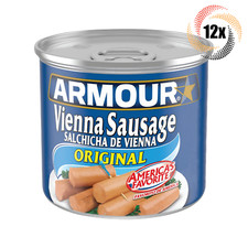 12x Cans Armour Star Original Flavor Vienna Sausages 4.6oz Fast Shipping
