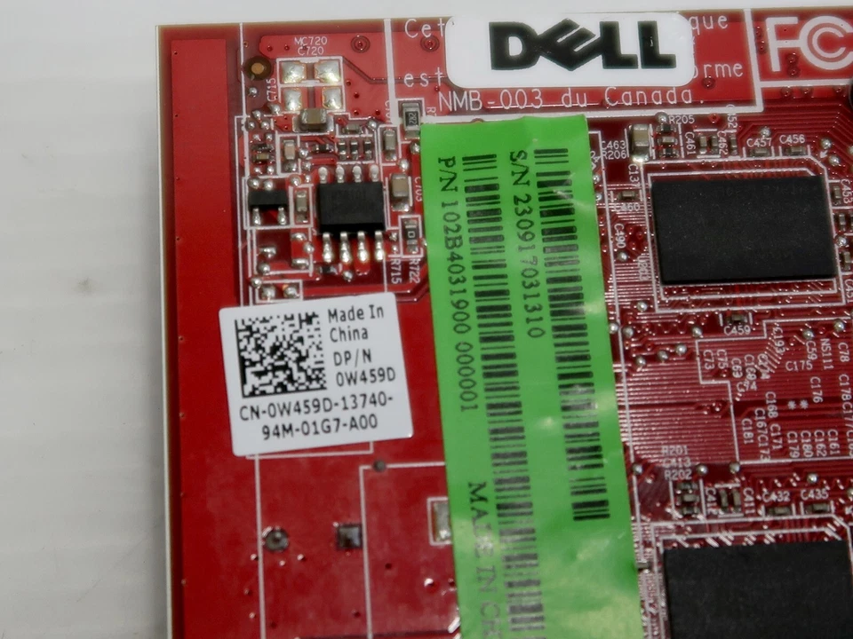 ATI Radeon HD 3470, 256MB DDR2, 64 BIT, 2 x Display Ports, Dell 0W459D, WORKING - Image 3 of 4