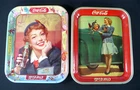 [2]  AUTHENTIC VINTAGE COCA-COLA TRAY COLLECTIBLES LOT - CLEAN!!!
