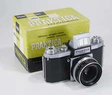 KW PRAKTICA FX-3 AUTOMATIC, WITH 50/2.8 ZEISS JENA TESSAR BOXED/225781