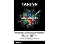 Canson Studienblock Graduate Extra Black, DIN A4 1 Bis 40 Stk Spare Bis 64%
