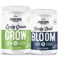 Veg To Harvest Pack: Leafy Green Grow & Beefy Bud Bloom Combo