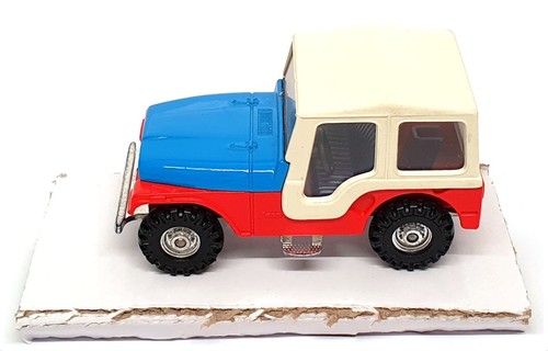 Corgi 9cm Long Diecast 441 - Jeep CJ-5 - Blue/White/Red - Picture 4 of 5