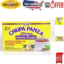 Keto-Friendly Chupa Panza Detox Tea - 30 Natural Bags of Ginger  Cinnamon Bliss