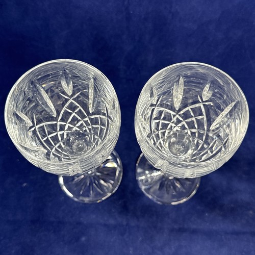 Waterford Crystal ARAGLIN Wine Glass or Goblet 7 1/8" - Lot of 2 - Excellent - Picture 2 of 6