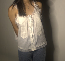 White Lace Camisole/Tank Top