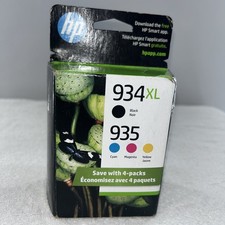 HP 934XL Black/935 Cyan; Magenta; Yellow High-Yield Ink Cartridges Exp: Jan 2025