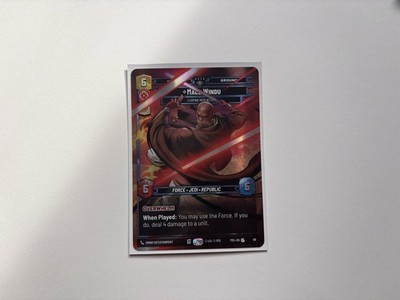 Mace Windu Star Wars Unlimited Galactic Championship Promo Alternative Art Card