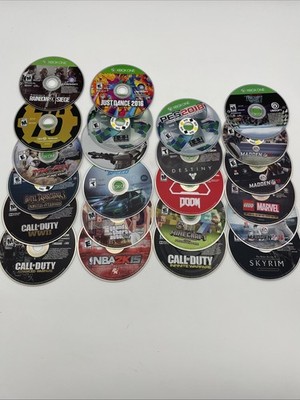Lot of 23 MSFT Xbox One - Discs Only (UNTESTED) Some may need resurfacing