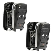 Key Fob Keyless Entry Remote Flip Shell Case Pad fits Chevy 2010-2017