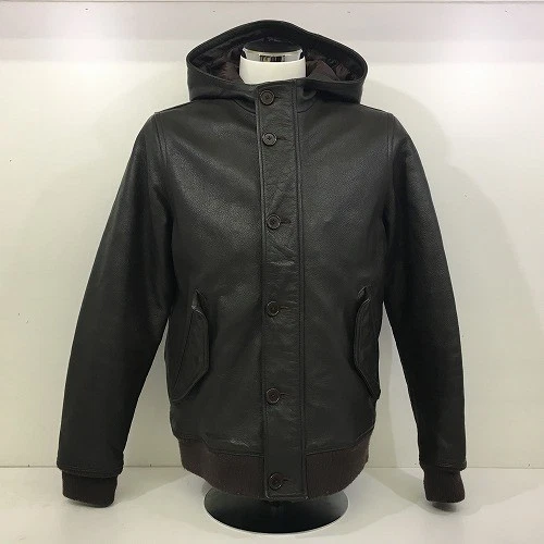 Blouson bomber cuir Supreme Hi 128 occasion M vintage temps froid