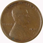 1914 S Lincoln Wheat Cent F Fine Penny 1c Coin Collectible SKU:I25866