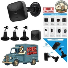 Elegant Blink Outdoor Camera Mount Bracket - 360  Swivel  Easy Install 3 Pack 