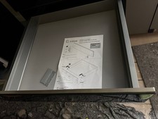 Schublade Metall/Glasfront schwarz unbenutzt - versandkostenfrei