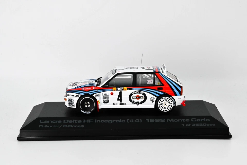 hpi-racing Lancia Delta Integrale Evo Auriol vincitore Rally Montecarlo 1992 1/43 - Immagine 3 di 4