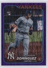 2024 Update Rookie Debut Purple Holo Foilboard Jasson Dominguez Domínguez 0l2v