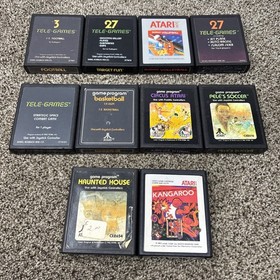 Atari 2600 System Bundle with Console, 30 Games, Joystick, Paddles, and More LOT