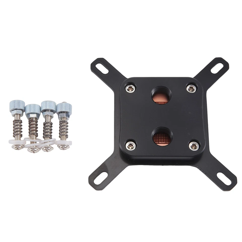 FüR  Computer CPU WasserküHlkopf Computer Wasser Kaltkopf, Schwarze Halteru1363