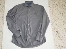 Camicia TG. L Girocollo Harmont e blaine Narrow Fit Grigia dettaglio Blu