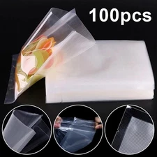 100 Pint Quart 6" x 8" PINT Bags Vacuum Sealer Bags Food Saver Storage Meal Seal