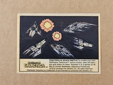 Vintage 1978 Big G Cereal Sticker Card #2 Battlestar Galactica RARE