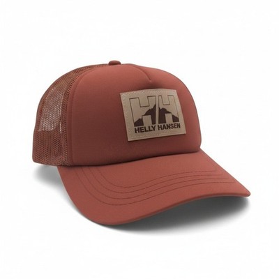 Helly Hansen HH Trucker Cap Terracotta Orange Mesh Snapback Hat 67435-179 NEW