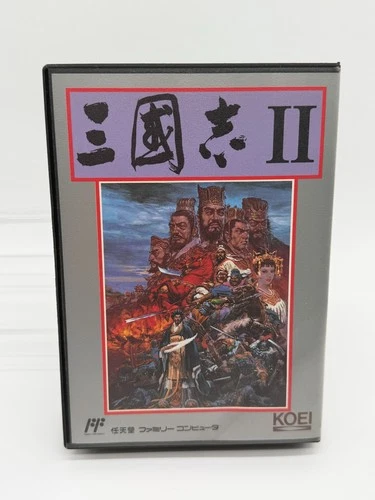 SANGOKUSHI II Romance of the Three Kingdoms Nintendo Famicom NES Complete in box