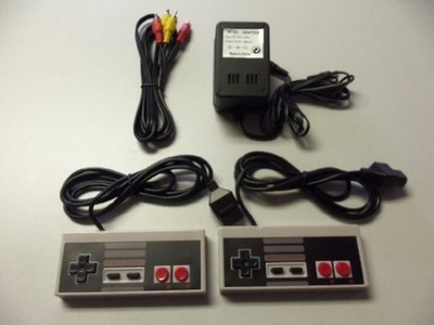 Nintendo NES Controllers AV Cable Power Adapter Bundle Brand New 9Z