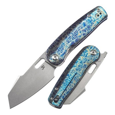 Kansept Orlok Nested Folding Knife 3'' CPM S35VN Steel Blade Titanium Handle