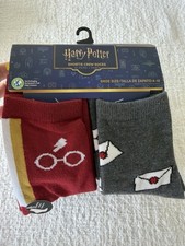 Harry Potter Wome's Graphic Crew Socks, 10-Pack, Shoe Sizes 4-10
