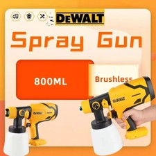 Dewalt 20v Cordless Paint Sprayer 800ml Electric Spray Gun Tool Only Dewalt 20v Cordless Paint Sprayer 800ml Electric Spray Gun Tool Only