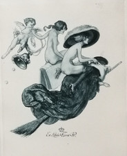 Sammlung von 21 Exlibrisdrucken. "Exlibris von Franz von Bayros"